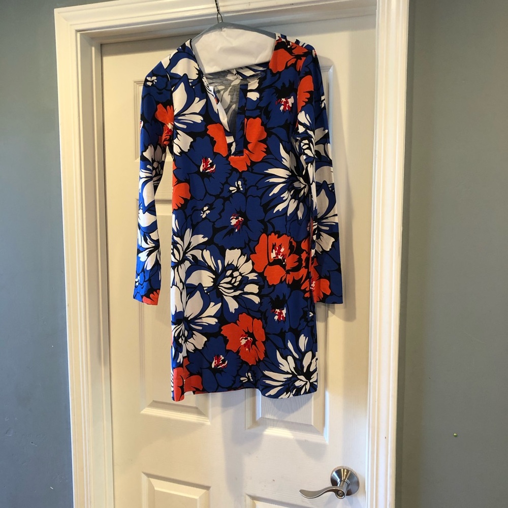 DVF floral mini dress